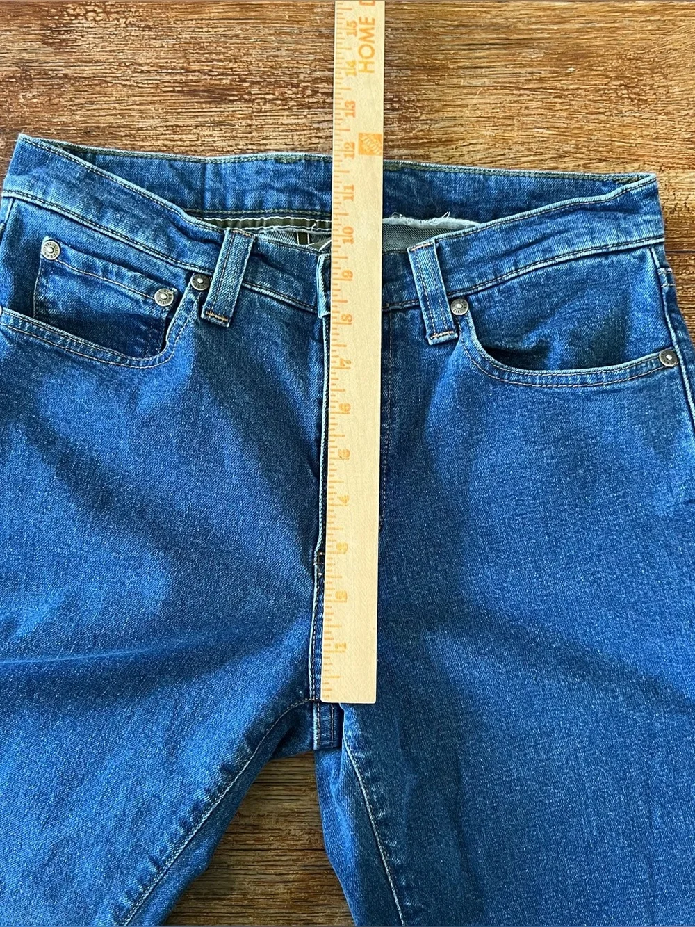 L.L. Bean 1912 Standard Fit Straight Leg Dark Wash Blue Jeans 30x32